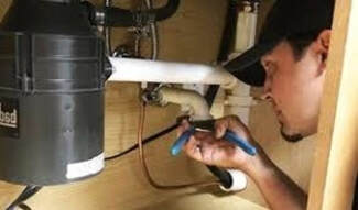 plumber fixing disposal